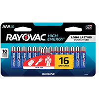 RAYO 16PK AAA BATTERY