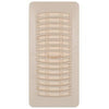Floor Register, Almond Plastic, 4 x 12-In.
