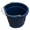 Utility Bucket, Flat Sided, Dark Blue Resin, 8-Qts.