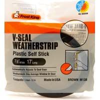 7/8"X17' BRN WTHR STRIP