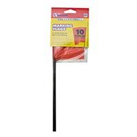 10PK 15" GLO ORG FLAG