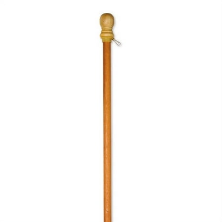 WOOD HOUSE FLAG POLE WITH