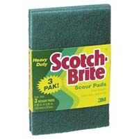 3PK HD SCOURING PAD