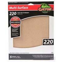 4443 9X11 220 SANDPAPER 5PK