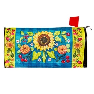 FOLK SUNFLOWER MAILBOX COVER