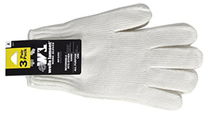 STRING GLOVE 3 PACK LARGE WH