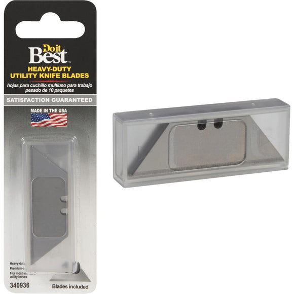 Do it Best 2-Point Heavy-Duty 2-3/8 In. Utility Knife Blade (10-Pack)