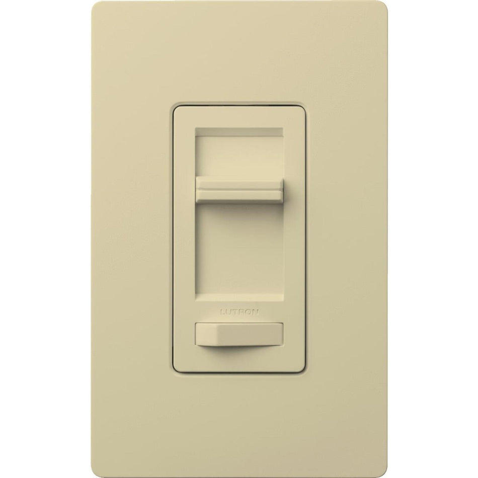 Lutron Lumea Incandescent/Halogen/LED/CFL Ivory Slide Dimmer Switch