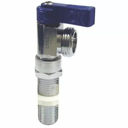 B & K Industries Dual Washing Machine Valve Blue 1/2"