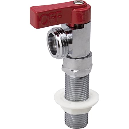 B & K Industries Dual Washing Machine Valve Red 1/2"