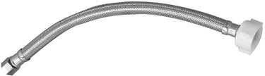 Plumb Pak Stainless Steel Toilet Supply Tube, 3/8"x 7/8" x 16"