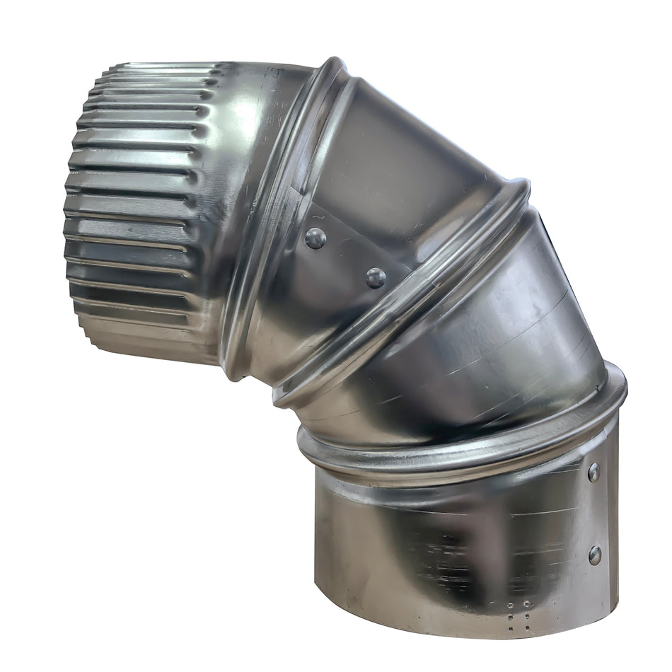 Builders Best Elbow – Aluminum Standard Adjustable 4"