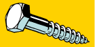 Midwest Fastener Hex Lag Screws 1/4" x 1"