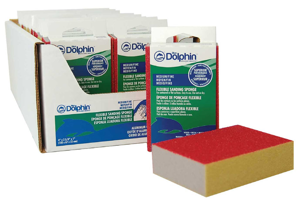Blue Dolphin Sanding Sponges 4" x 2-5/8"