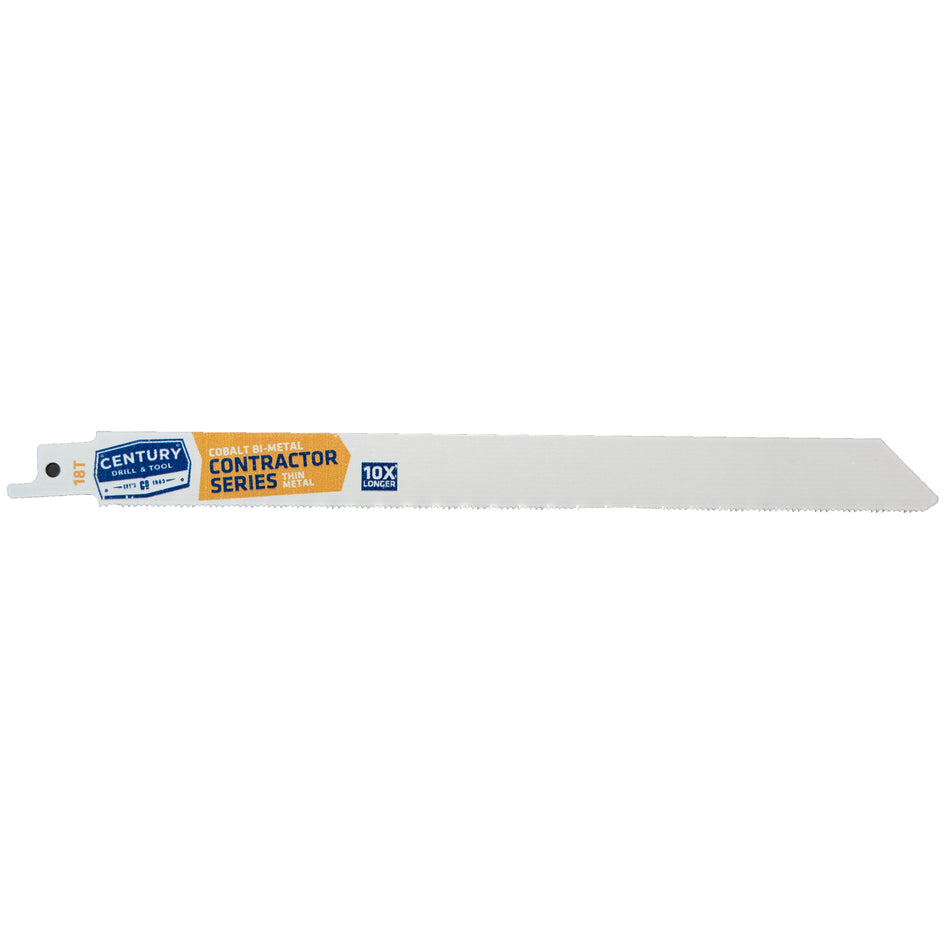 Century Drill And Tool Contractor Series Reciprocating Saw Blade 18t X 9″