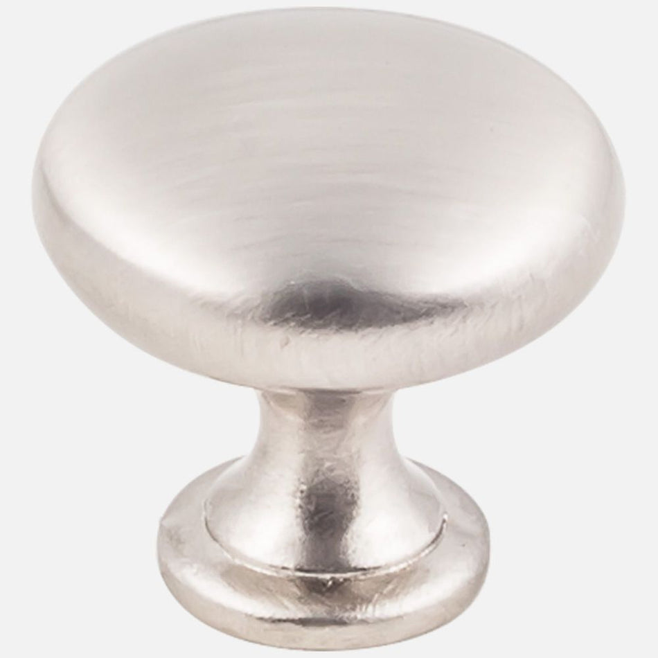 Kasaware 1-3/16" Diameter Mushroom Knob, 4-pack Satin Nickel Finish