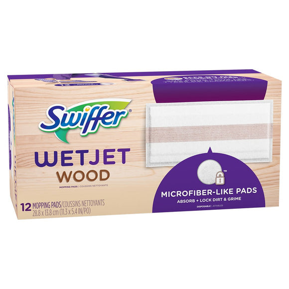 Swiffer® WetJet™ Wood Mopping Pad Refill 12 Count