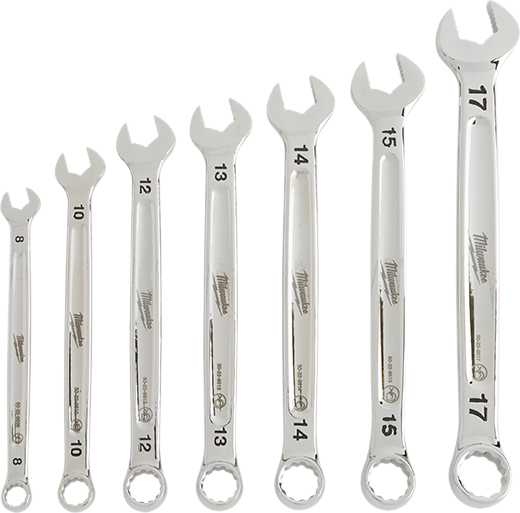 Milwaukee 7pc Combination Wrench Set - Metric