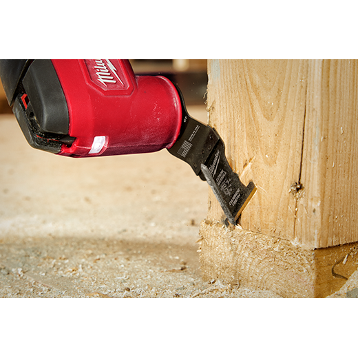 Milwaukee® Open-Lok™ 1-3/8" Titanium Enhanced Carbide Teeth Multi-Material Blade 1pk