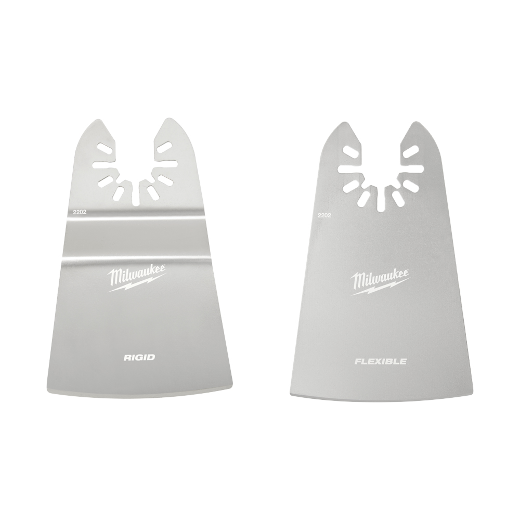 Milwaukee® Open-Lok™ 2" Rigid & 2" Flexible Scraper Variety Pack 2pc