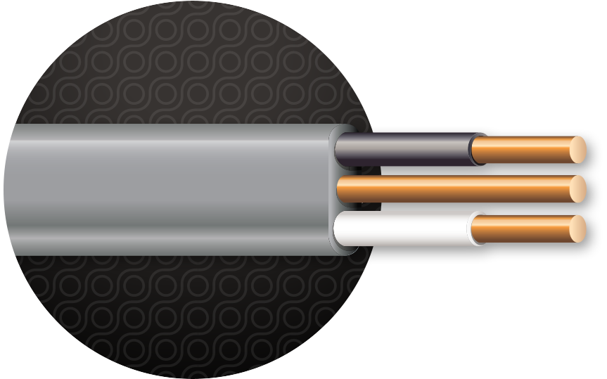 Marmon Home Improvement 50 ft. 12/2 Gray Solid CerroMax UF-B Cable with Ground Wire
