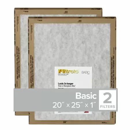 Filtrete™ Basic Air Filters 20" x 25" x 1"