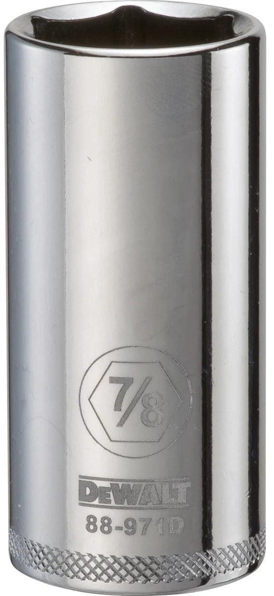 DeWalt 3/8" Drive Deep Sockets (6 Point) 7/8-In.