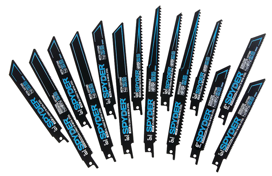 Spyder Black Series Bi-Metal 5pc BIM Reciprocating Kit 9" 10/14TPI