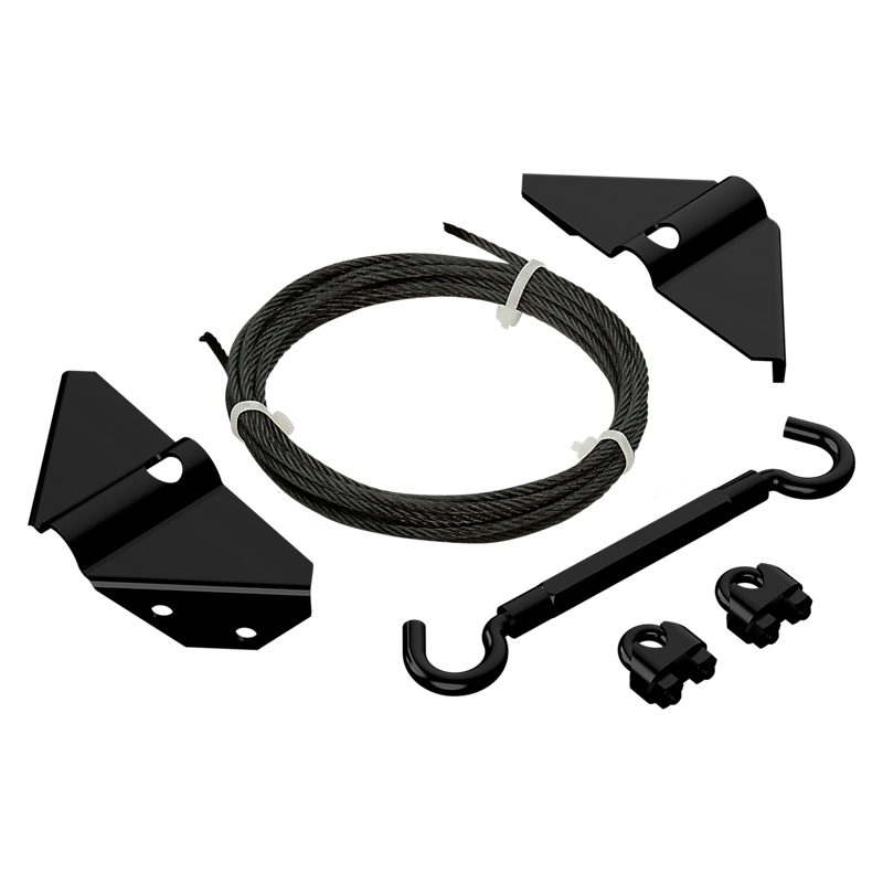 National Hardware Anti-Sag Gate Kit, Black