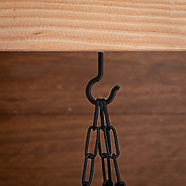 National Hardware Ceiling Hooks #3, 4-1/8", Storm Shine