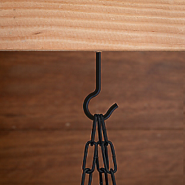 National Hardware Ceiling Hooks #6, 3-3/8", Storm Shine