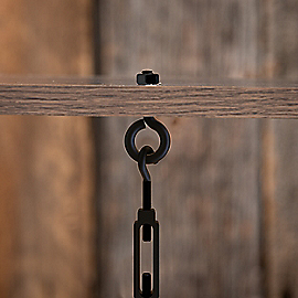 National Hardware Eye Bolt 1/4" x 2", Storm Shine
