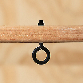National Hardware Eye Bolt 3/8" x 4", Storm Shine