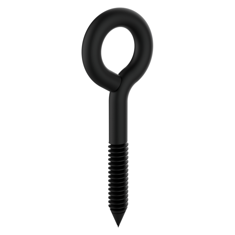 National Hardware Lag Screw Eyes #6, 7/16" x 5-1/4", Storm Shine