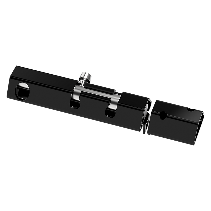National Hardware Lockable Security Bolt 6", Black