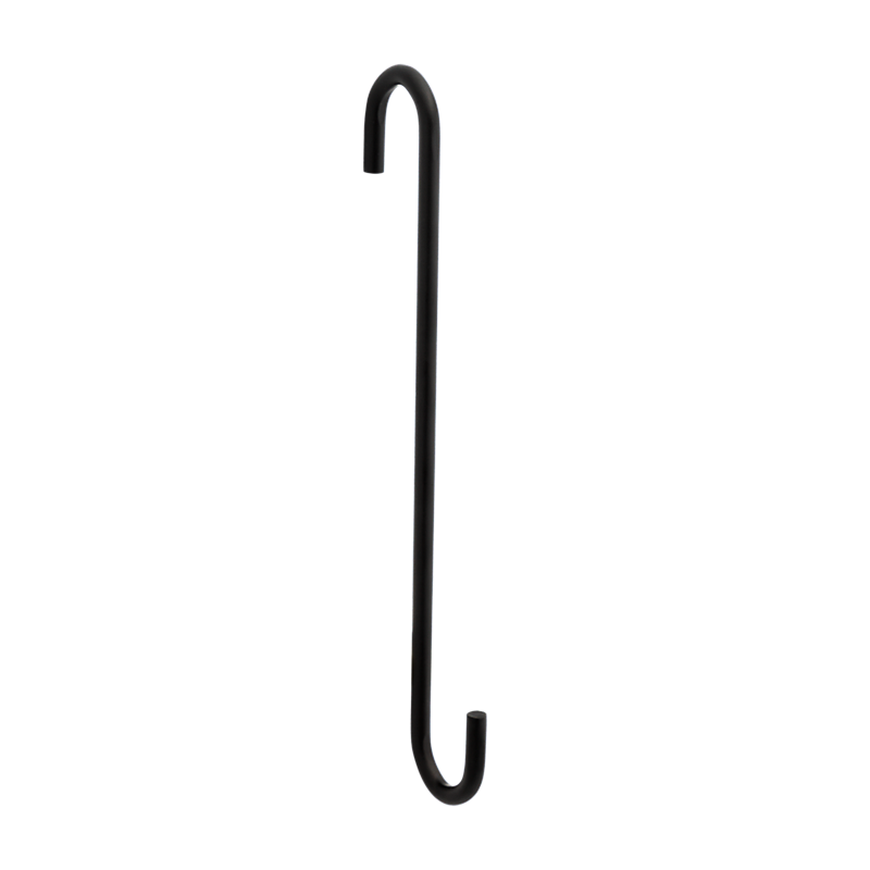 National Hardware Modern S Hook Large 8-in, Black