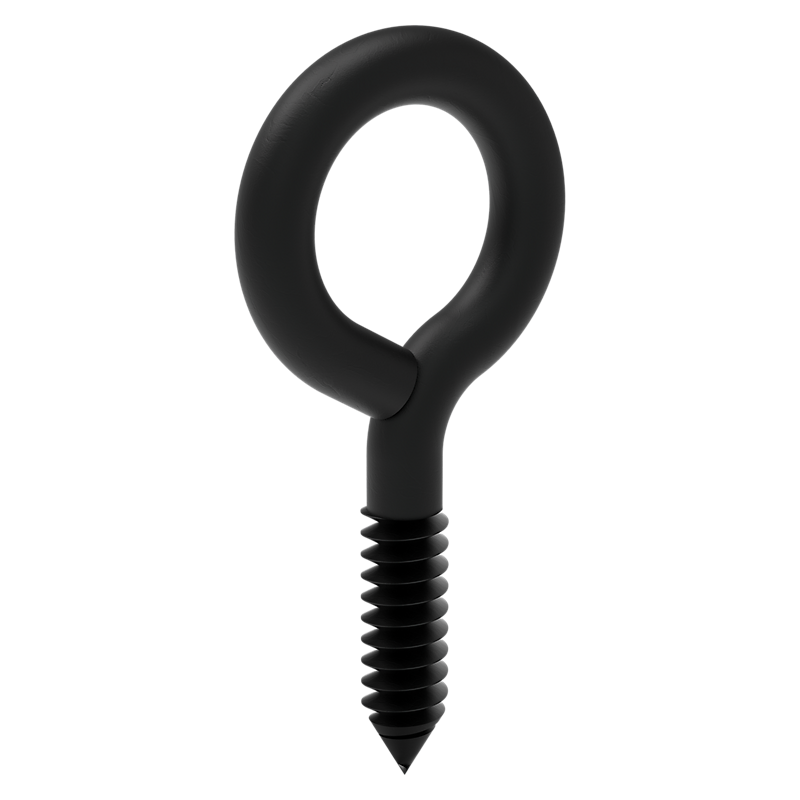 National Hardware Screw Eyes #8, 1-5/8", Storm Shine