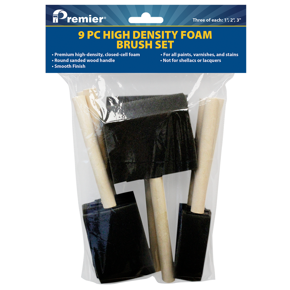 Premier High Density Foam Brushes