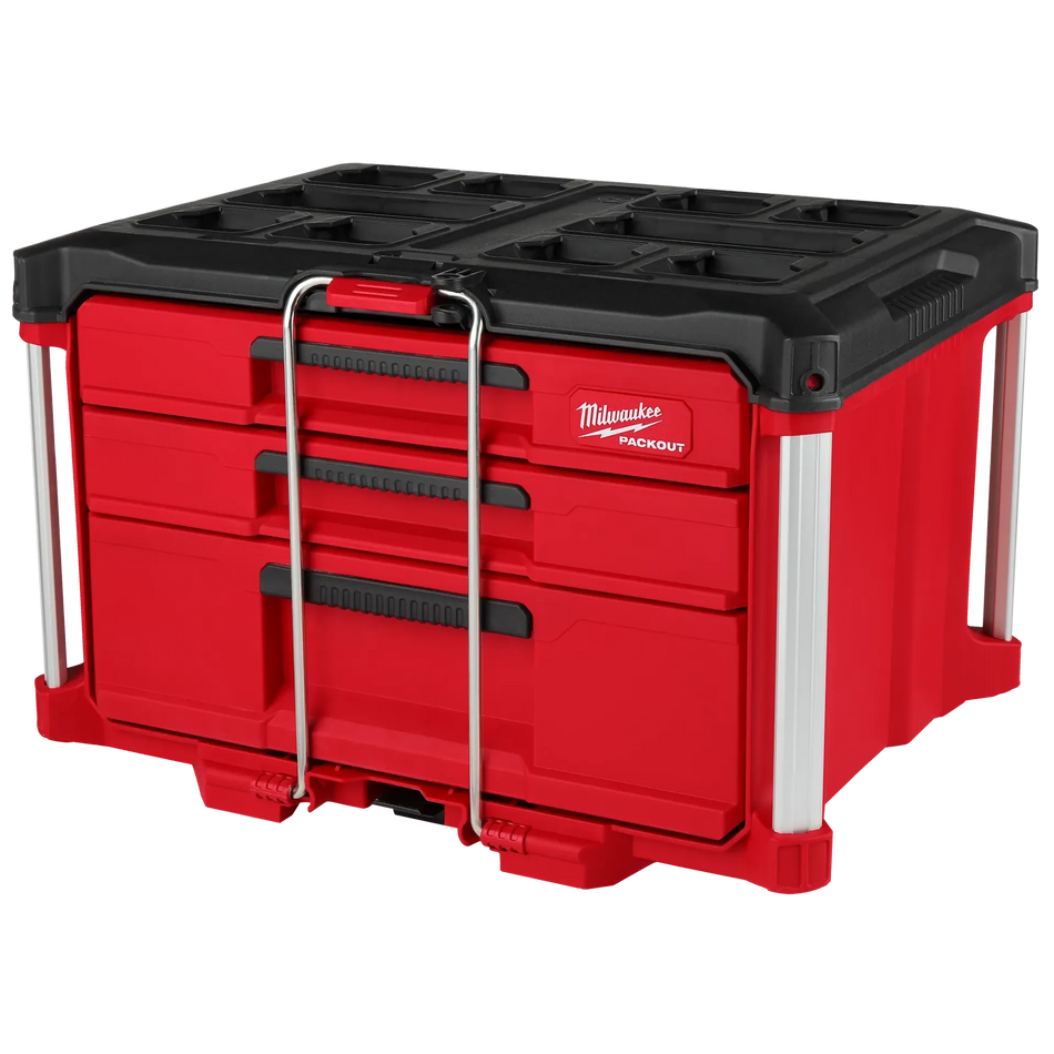 Milwaukee PACKOUT™ Multi-Depth 3-Drawer Tool Box