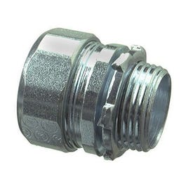 Rigid Compression Connector, Indoor, 3/4-In., 2-Pk.