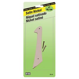 Address Number, Zinc With Satin Finish, 4-In., "1"