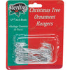 Sterling 2-1/2 In. Silver Christmas Ornament Hooks