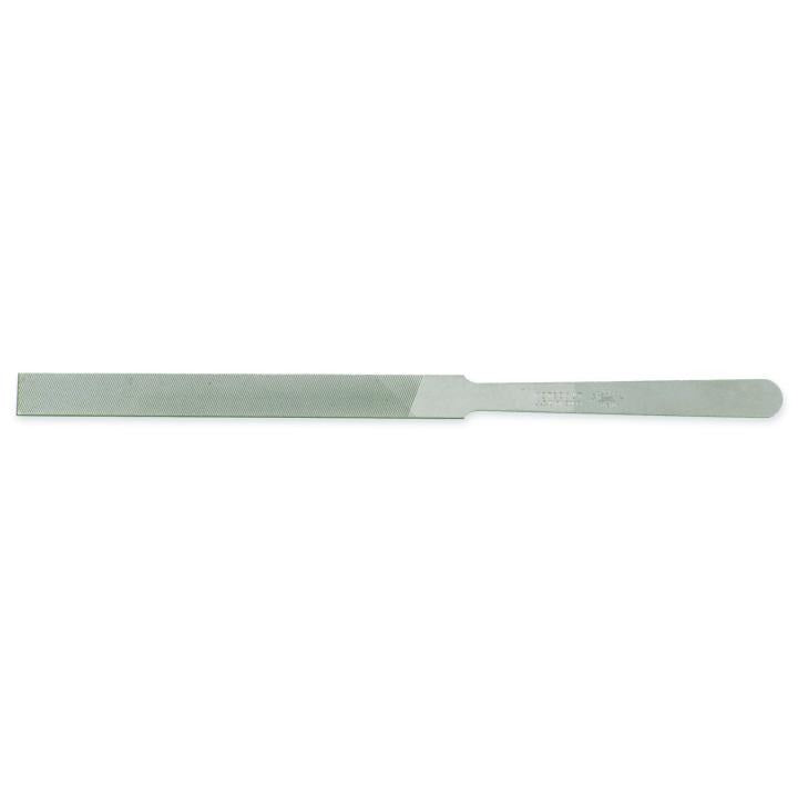 Crescent Nicholson 5-1/4" Double Cut Thin Rectangular Tungsten Point File Carded