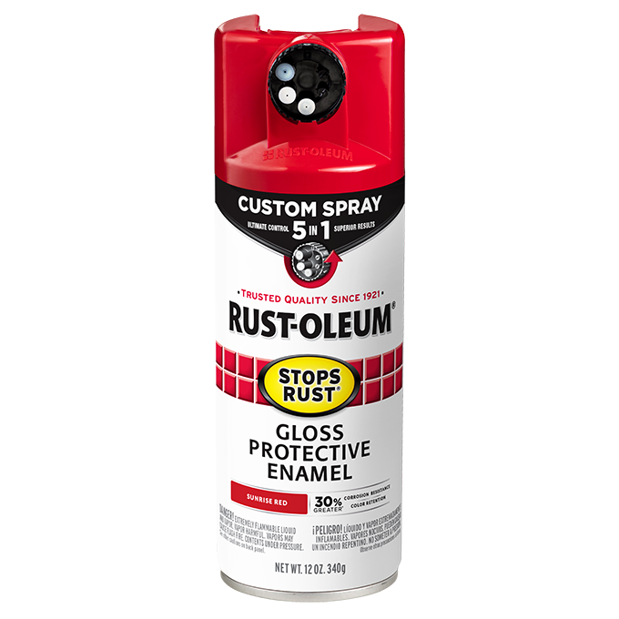 Rust-Oleum® Stops Rust® Protective Enamel with Custom Spray 5-in-1