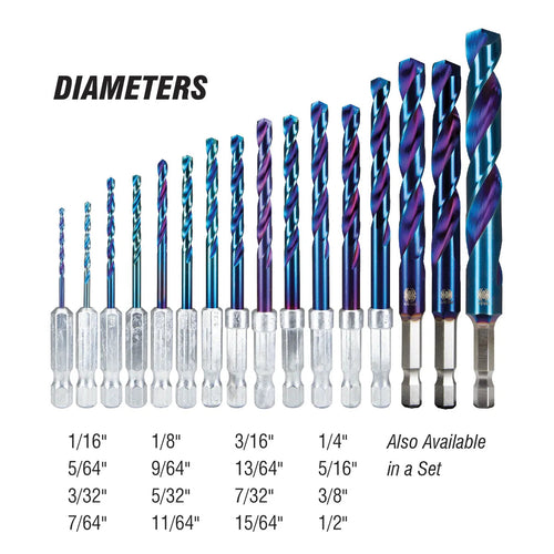 Spyder Mach-Blue™ Armor Plated Drill Bits