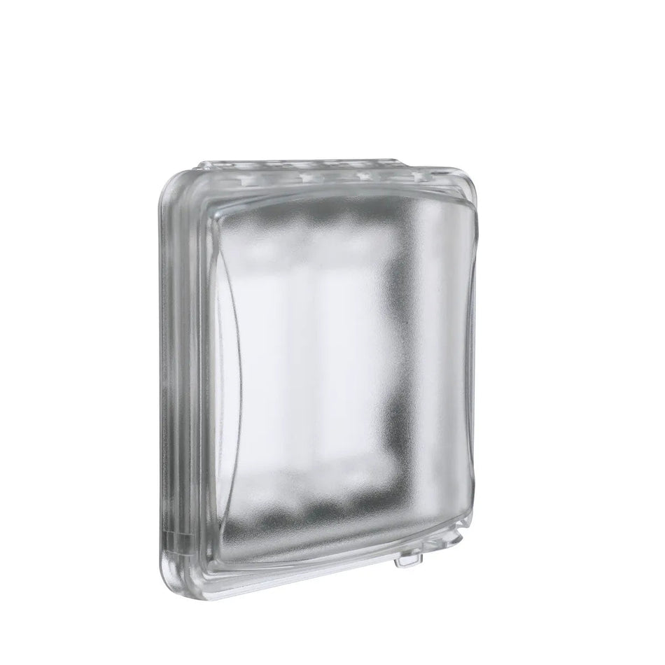 Hubbell Taymac 2-Gang Weatherproof Flip Cover Flat Clear