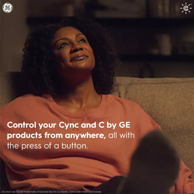 GE Cync Smart Dimmer Remote, Bluetooth Enabled, Battery Powered Dimmer Light Control