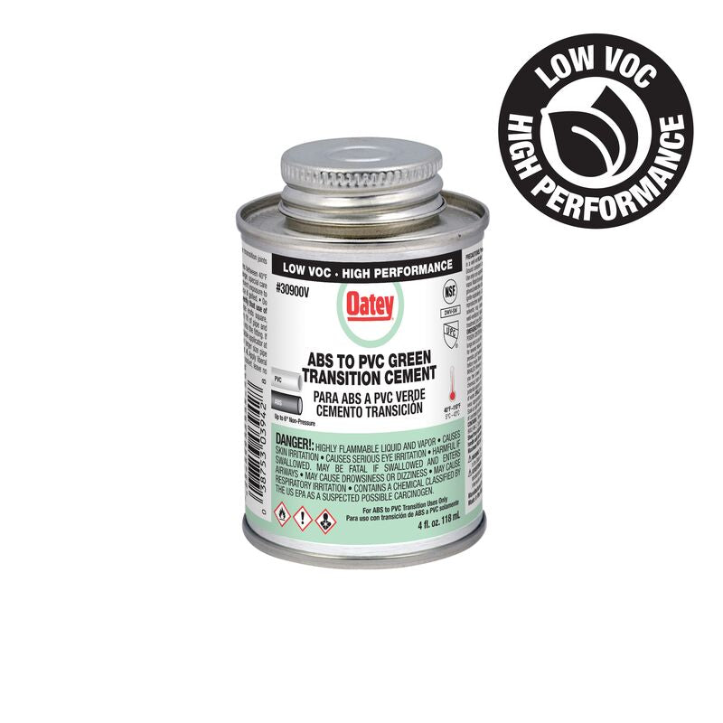 Oatey® ABS to PVC Transition Medium Bodied Green Cement