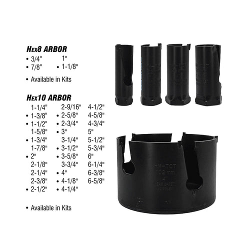 Spyder 600038CF 3-1/2 Tungsten Carbide Tipped (TCT) Non-Arbored Hole Saw Rapid Core Eject™