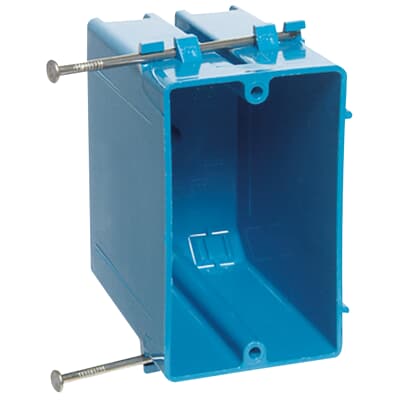 Carlon Single Gang PVC New Work Switch/Outlet Box